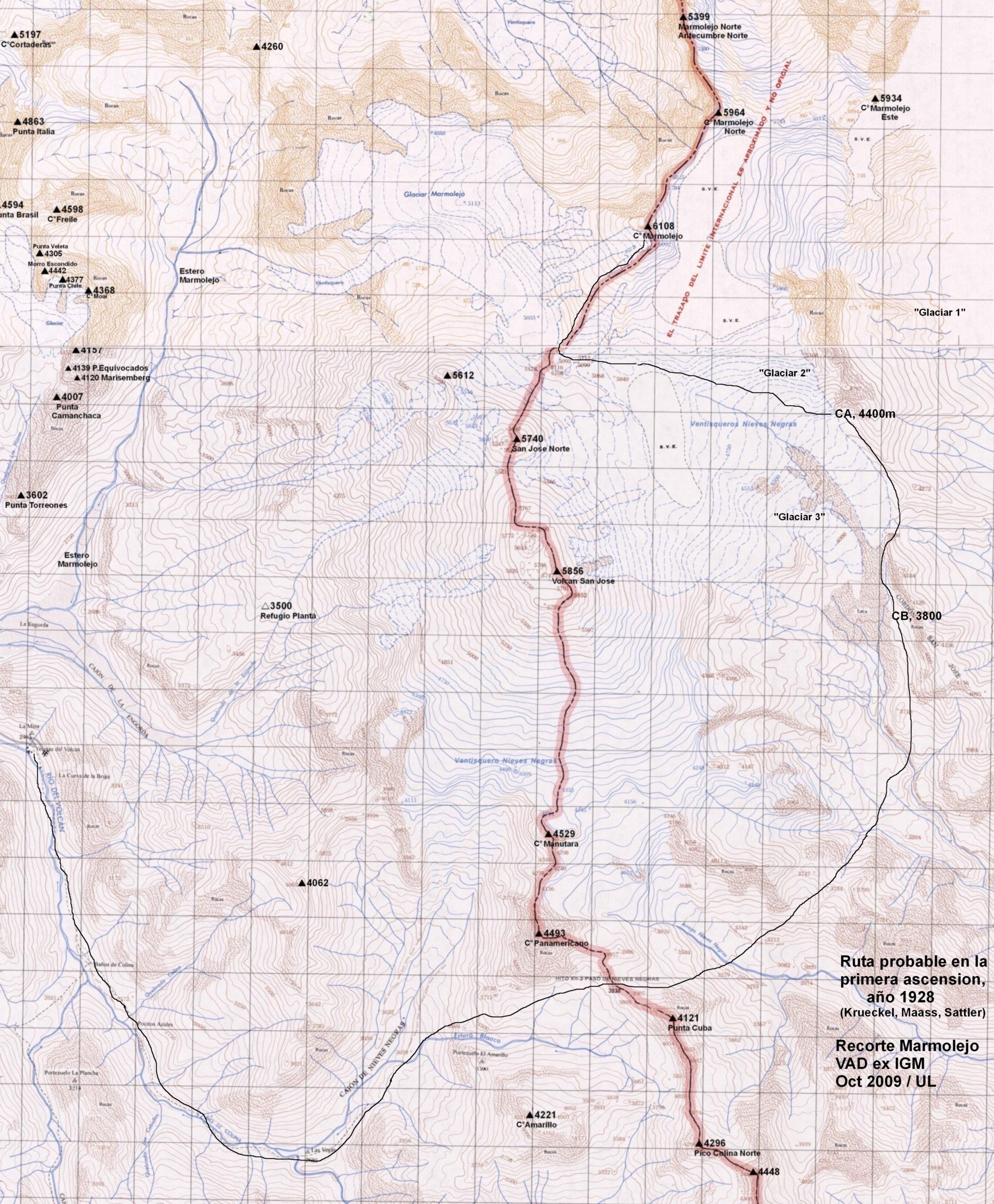 Mapa Ruta Marmolejo